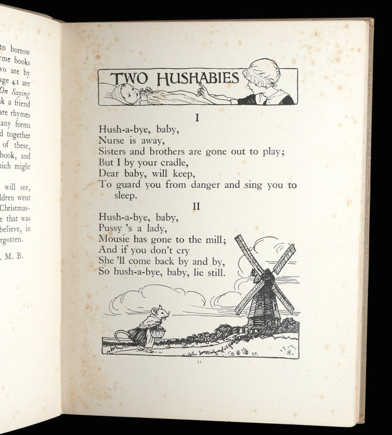 1928 Rare First Edition - Old Rhymes for All Times by Cicely Mary Barker