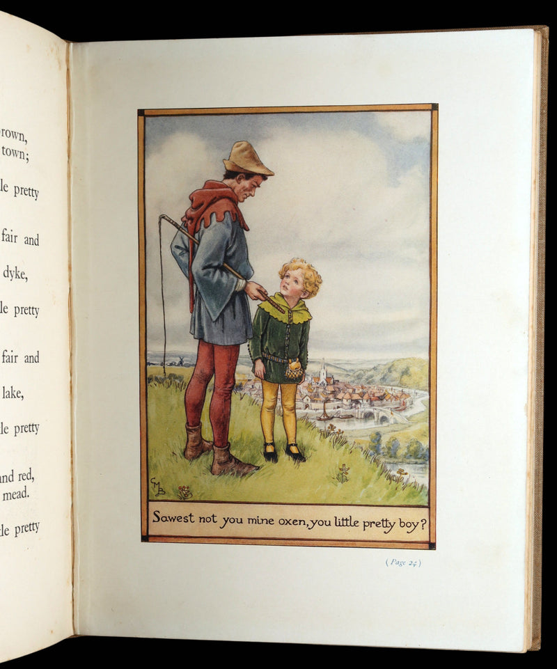 1928 Rare First Edition - Old Rhymes for All Times by Cicely Mary Barker