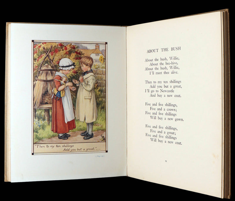 1928 Rare First Edition - Old Rhymes for All Times by Cicely Mary Barker