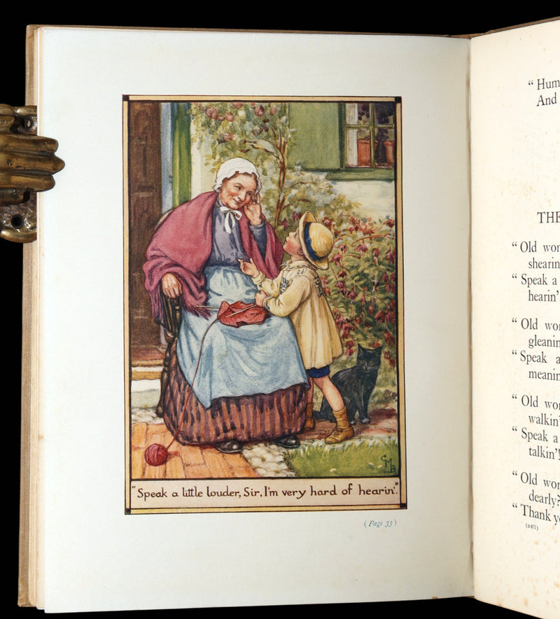 1928 Rare First Edition - Old Rhymes for All Times by Cicely Mary Barker