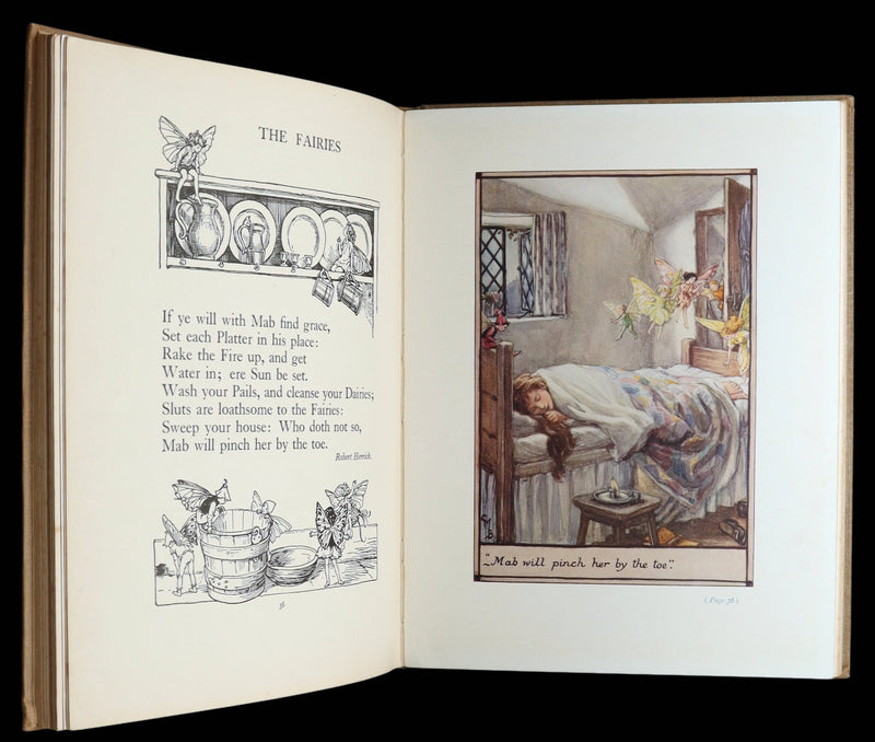 1928 Rare First Edition - Old Rhymes for All Times by Cicely Mary Barker