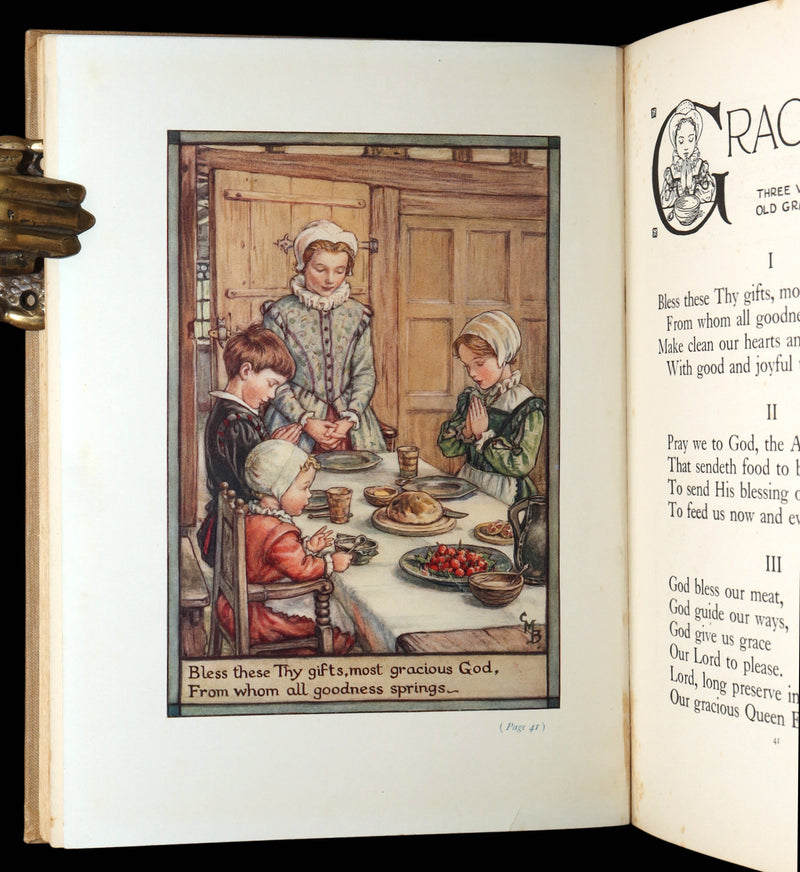 1928 Rare First Edition - Old Rhymes for All Times by Cicely Mary Barker