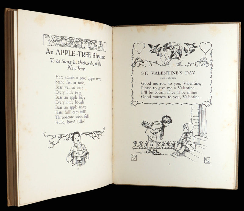 1928 Rare First Edition - Old Rhymes for All Times by Cicely Mary Barker