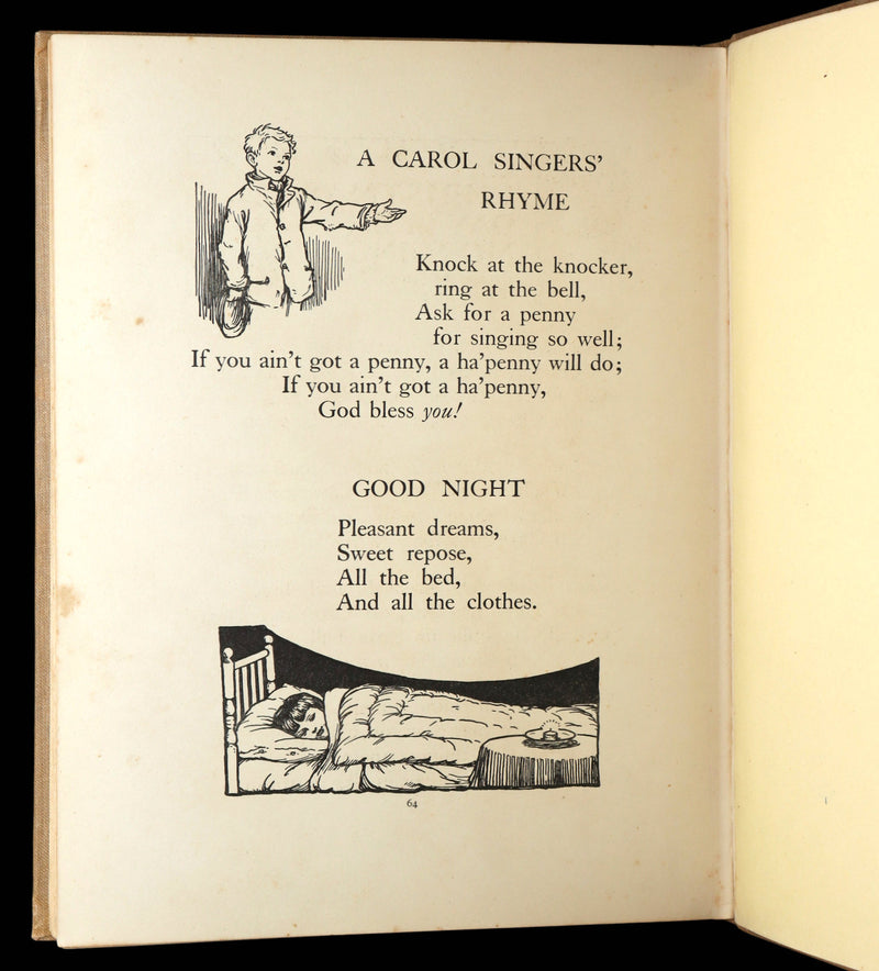 1928 Rare First Edition - Old Rhymes for All Times by Cicely Mary Barker