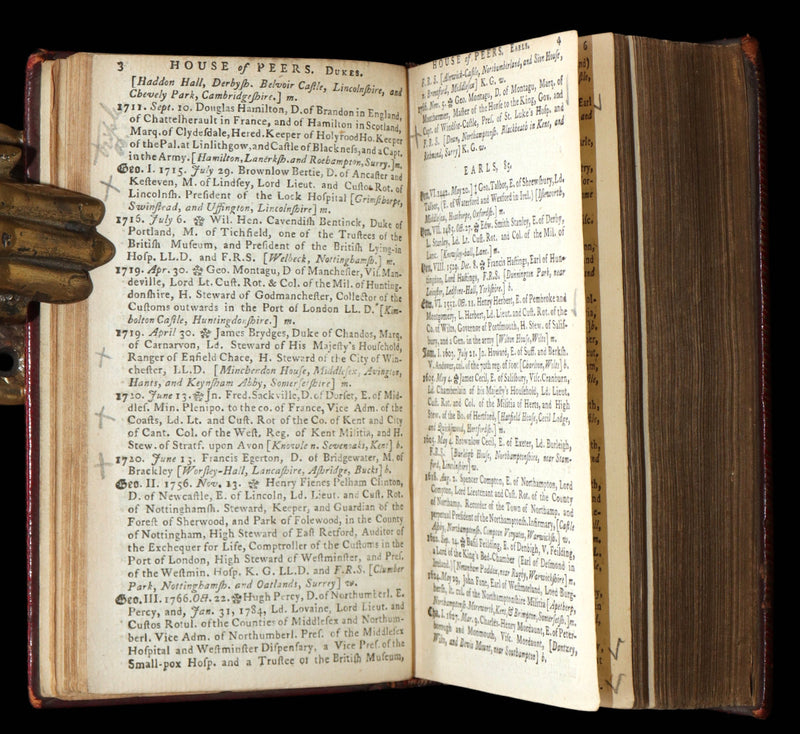 1785 Rare Book - Rider’s British Merlin for the Year of Our Lord God 1785