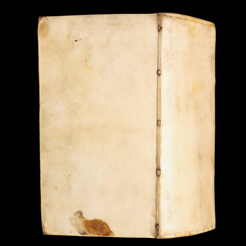 1690 Rare Latin Vellum Book - Lucii Annaei Senecae Cordubensis Tragoediae