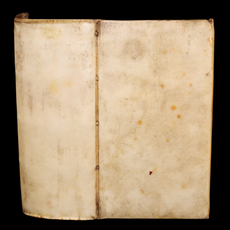 1690 Rare Latin Vellum Book - Lucii Annaei Senecae Cordubensis Tragoediae