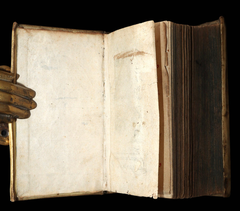 1690 Rare Latin Vellum Book - Lucii Annaei Senecae Cordubensis Tragoediae