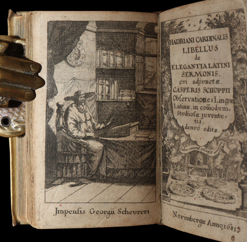 1690 Rare Latin Vellum Book - Lucii Annaei Senecae Cordubensis Tragoediae