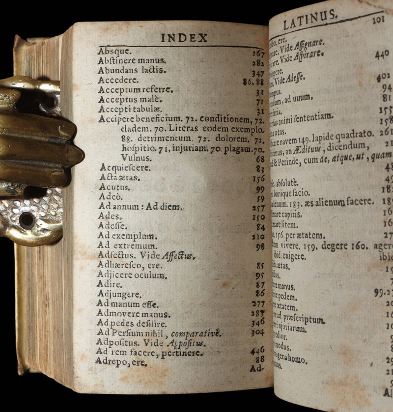 1690 Rare Latin Vellum Book - Lucii Annaei Senecae Cordubensis Tragoediae