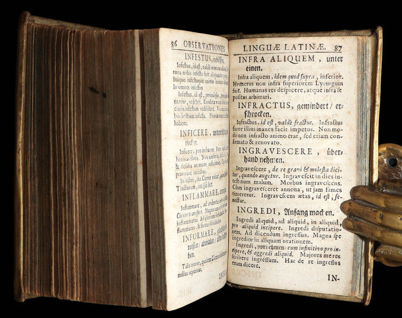 1690 Rare Latin Vellum Book - Lucii Annaei Senecae Cordubensis Tragoediae