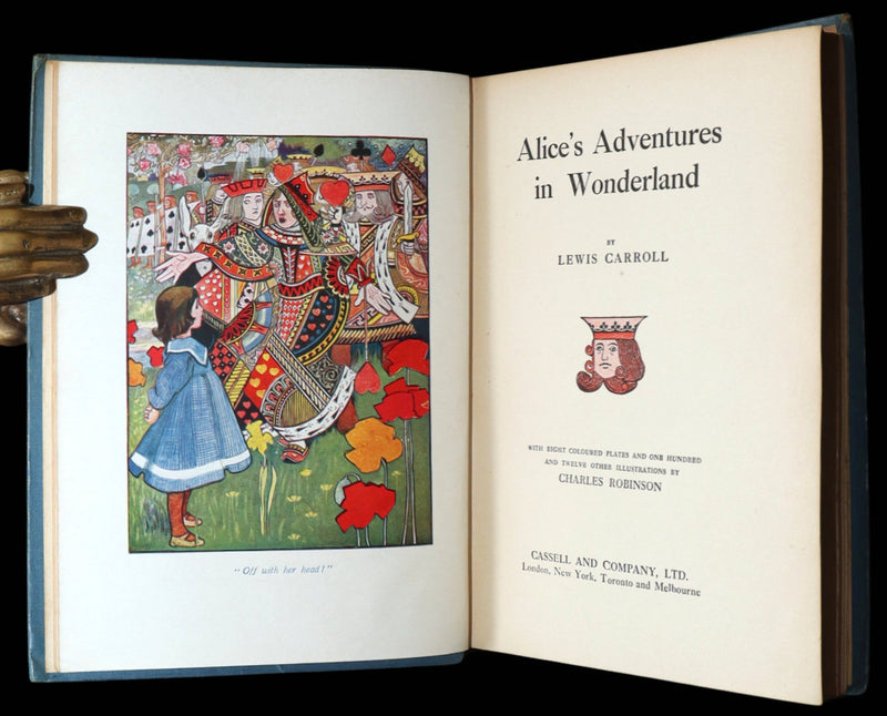 1913 Scarce - Alice’s Adventures in Wonderland Illustrated by Charles Robinson