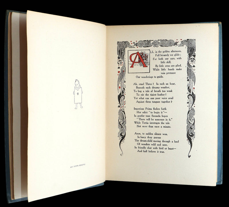 1913 Scarce - Alice’s Adventures in Wonderland Illustrated by Charles Robinson