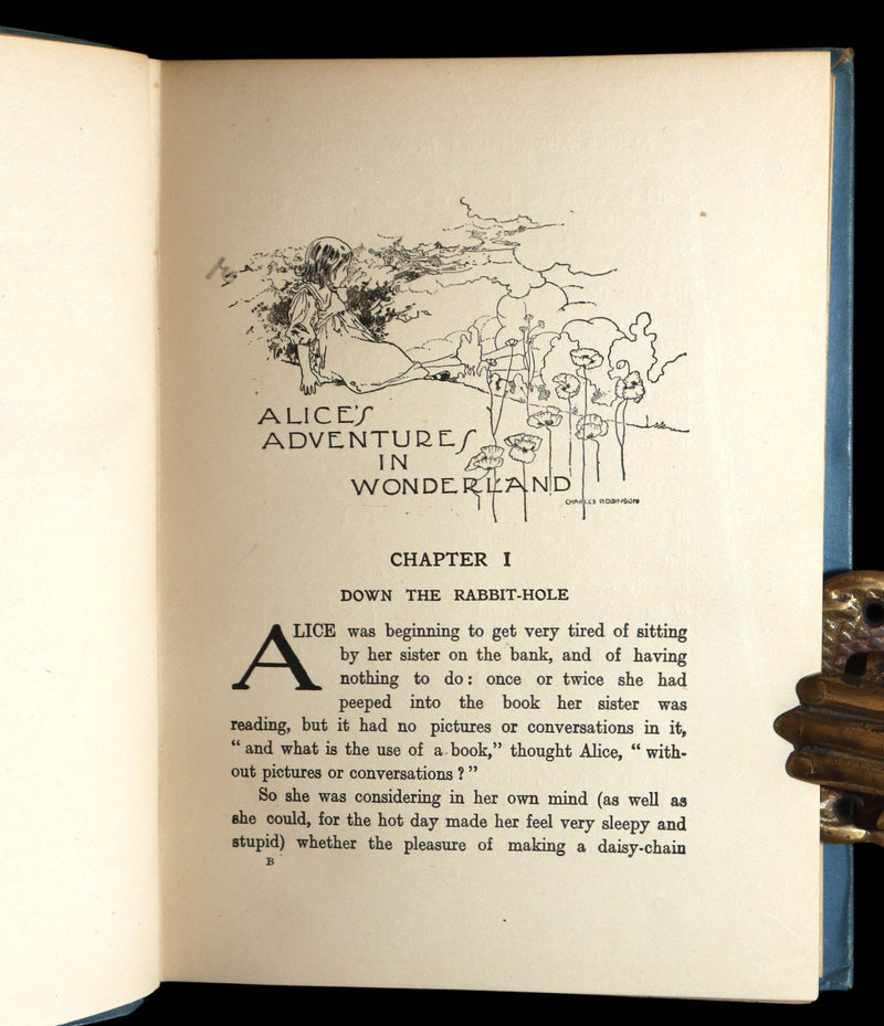 1913 Scarce - Alice’s Adventures in Wonderland Illustrated by Charles Robinson