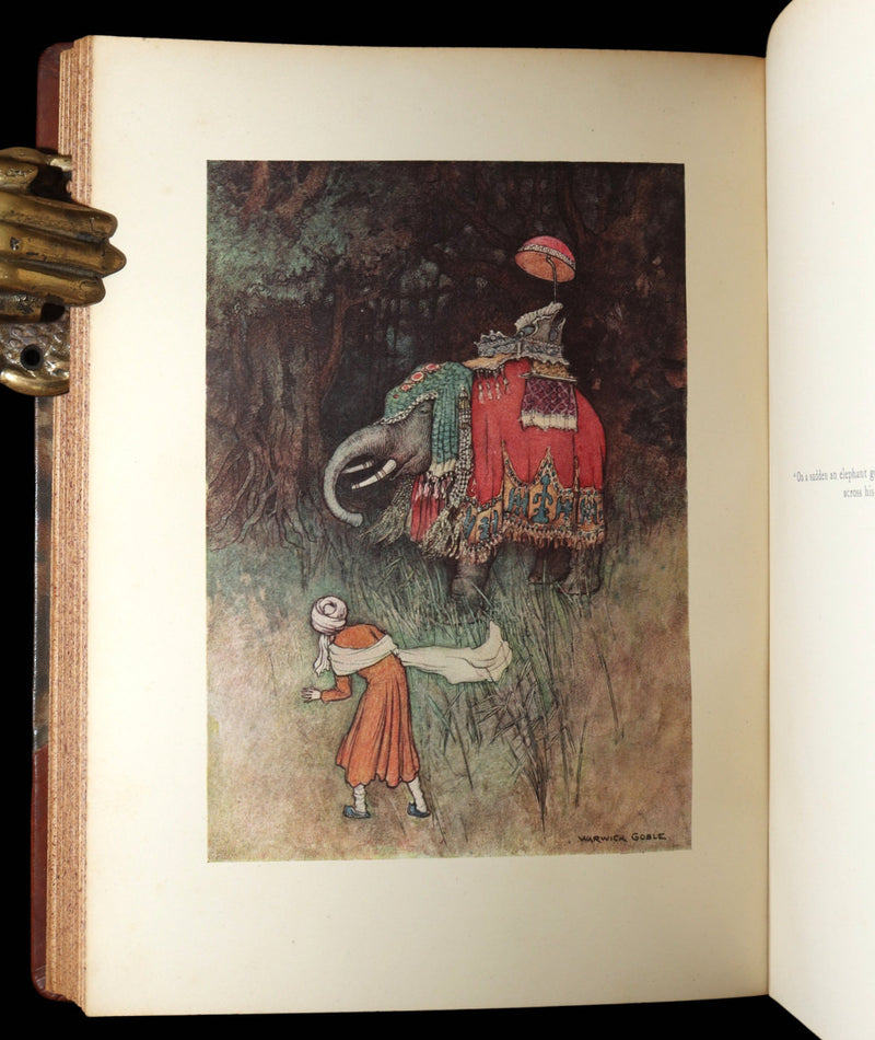 1912 Rare 1stED - Folk-Tales of Bengal Illustrated by Warwick Goble, Fairy Tales