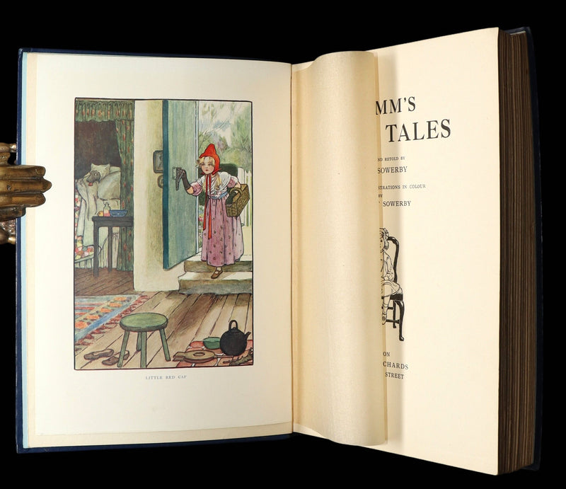 1909 Scarce First Edition Illustrated by Millicent Sowerby - Grimm’s Fairy Tales