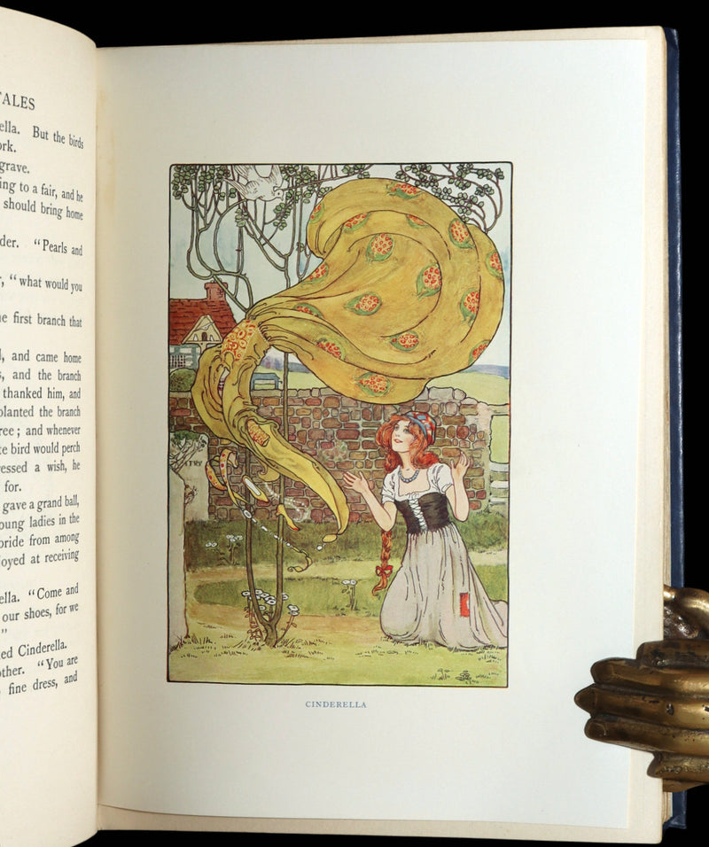 1909 Scarce First Edition Illustrated by Millicent Sowerby - Grimm’s Fairy Tales