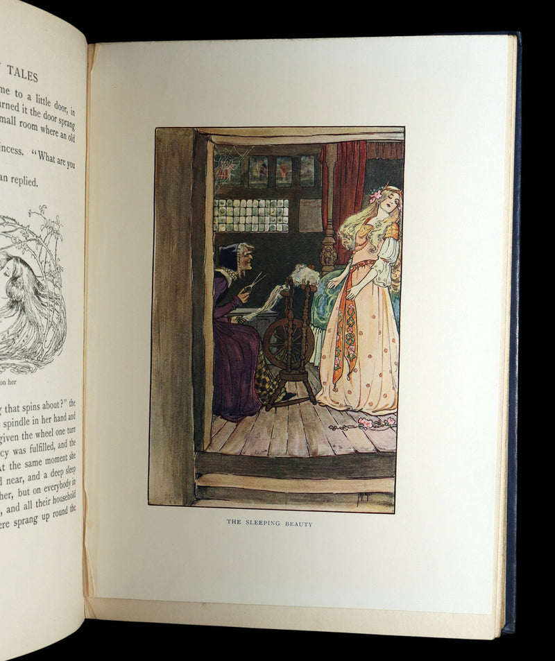 1909 Scarce First Edition Illustrated by Millicent Sowerby - Grimm’s Fairy Tales