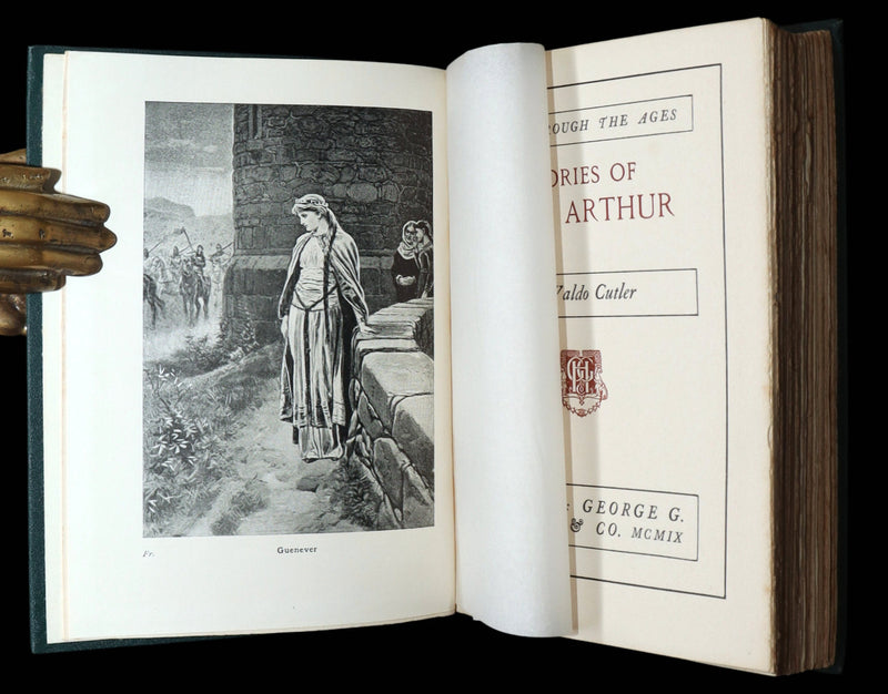 1909 Rare Book - Stories of King Arthur and His Knights by U. Waldo Cutler