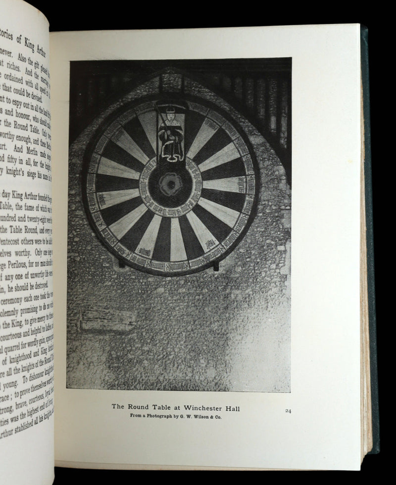 1909 Rare Book - Stories of King Arthur and His Knights by U. Waldo Cutler