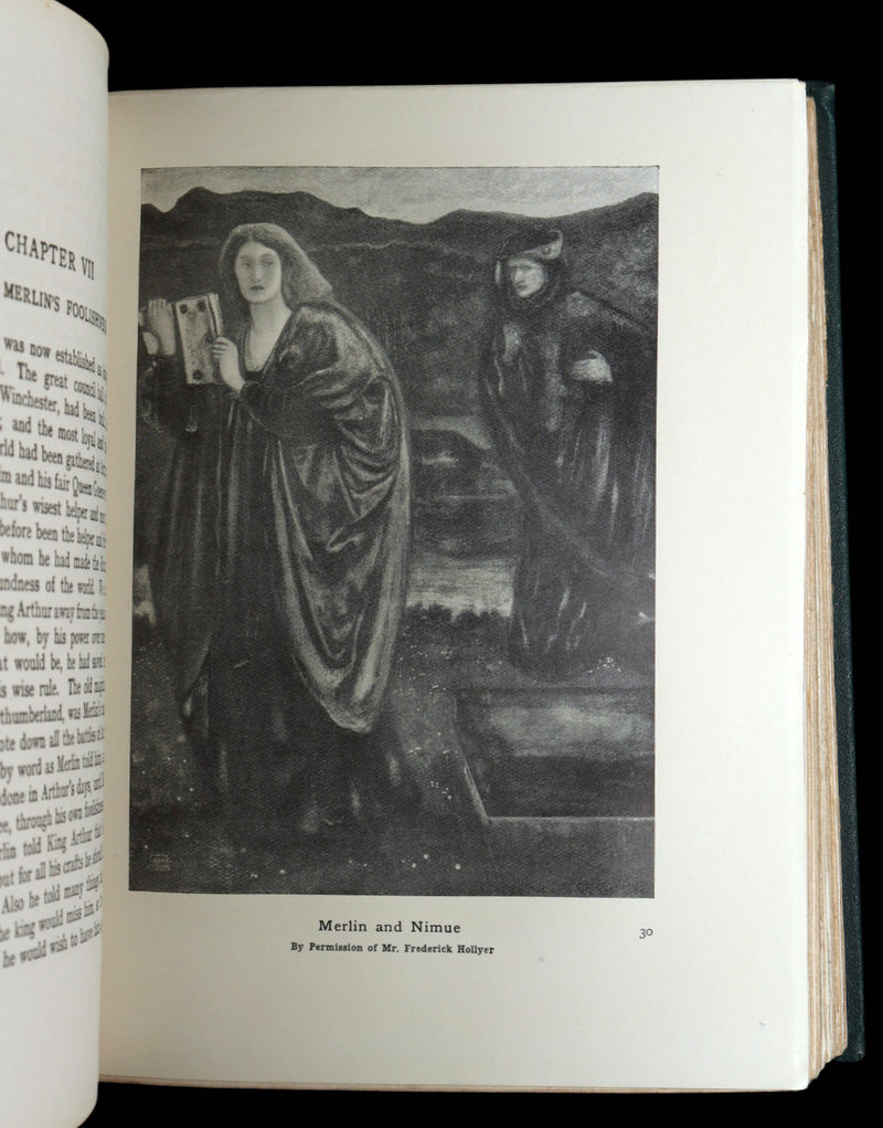 1909 Rare Book - Stories of King Arthur and His Knights by U. Waldo Cutler
