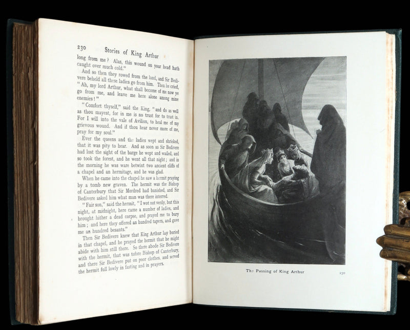 1909 Rare Book - Stories of King Arthur and His Knights by U. Waldo Cutler