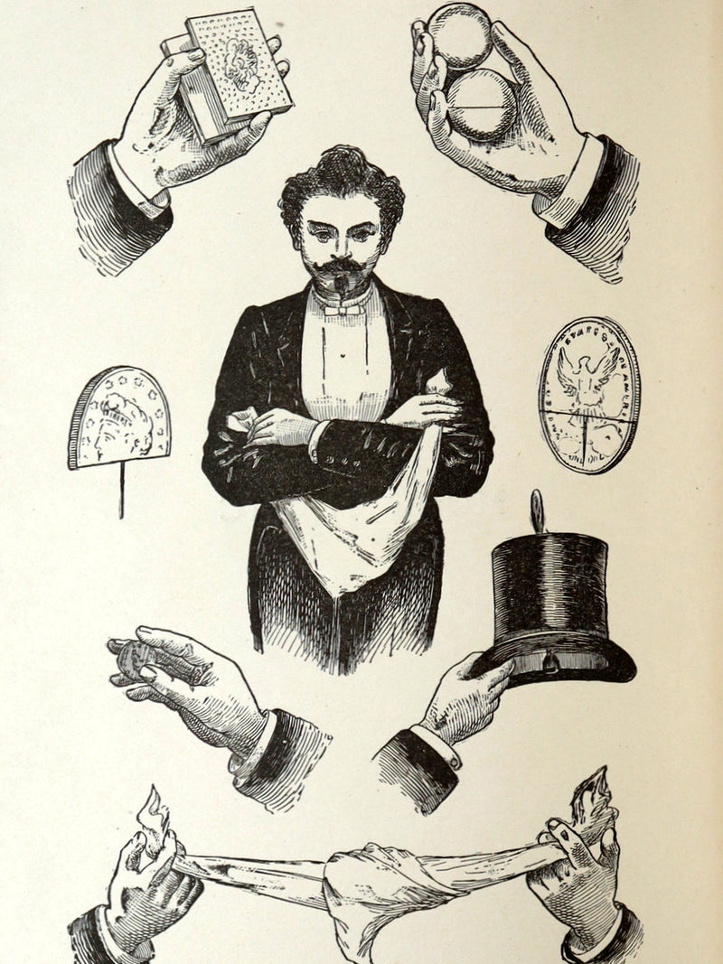 1890 Rare Victorian Book - More Magic by Professor Hoffmann, illustrated