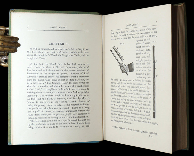 1890 Rare Victorian Book - More Magic by Professor Hoffmann, illustrated