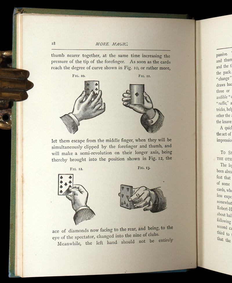 1890 Rare Victorian Book - More Magic by Professor Hoffmann, illustrated