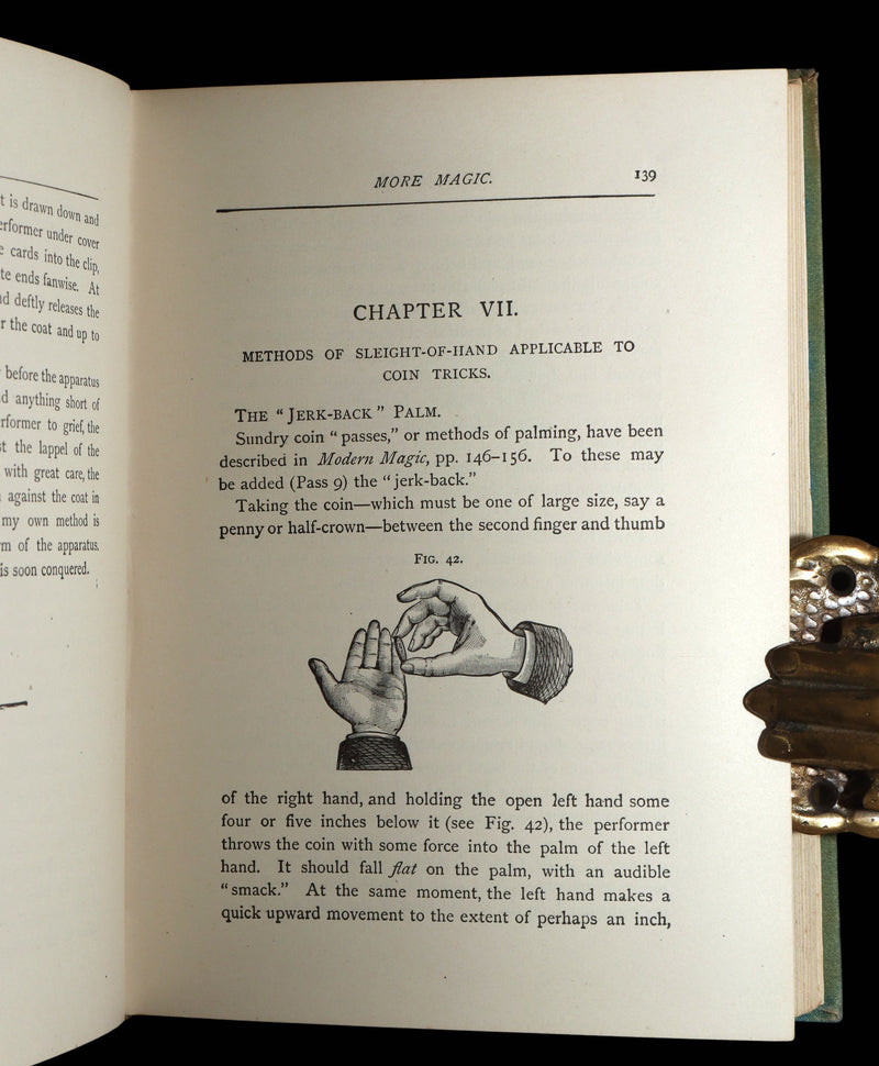 1890 Rare Victorian Book - More Magic by Professor Hoffmann, illustrated