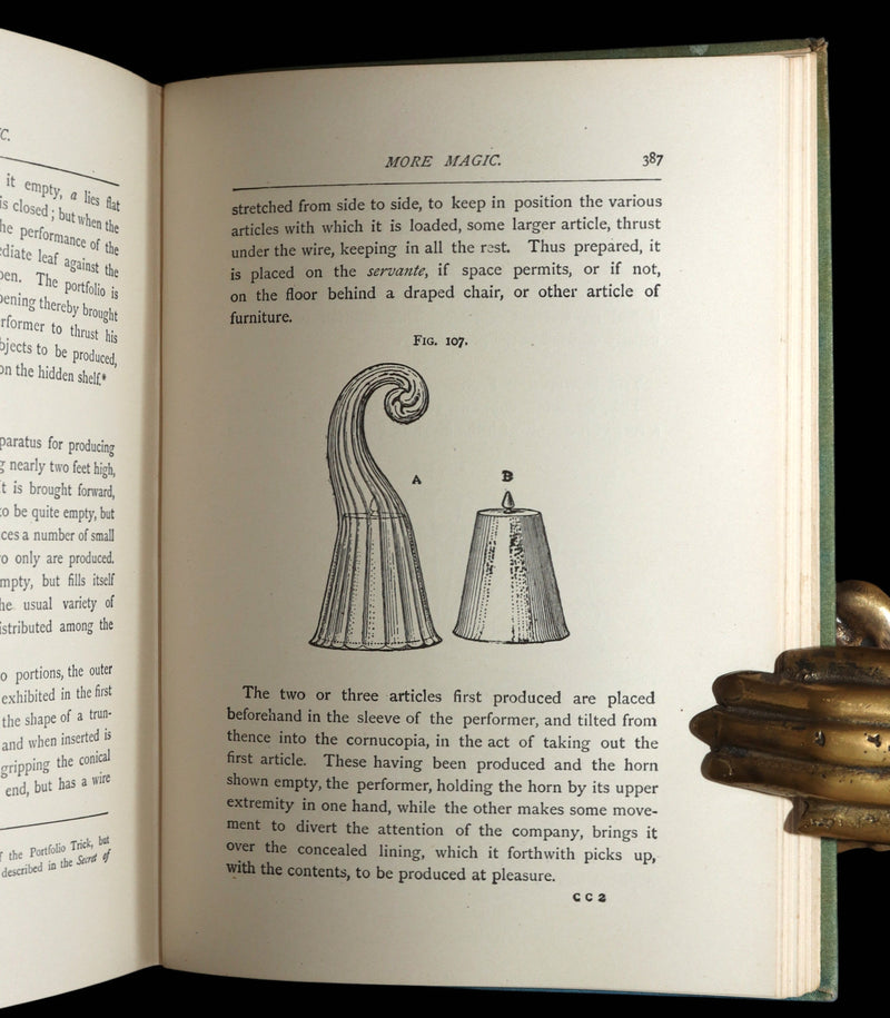 1890 Rare Victorian Book - More Magic by Professor Hoffmann, illustrated