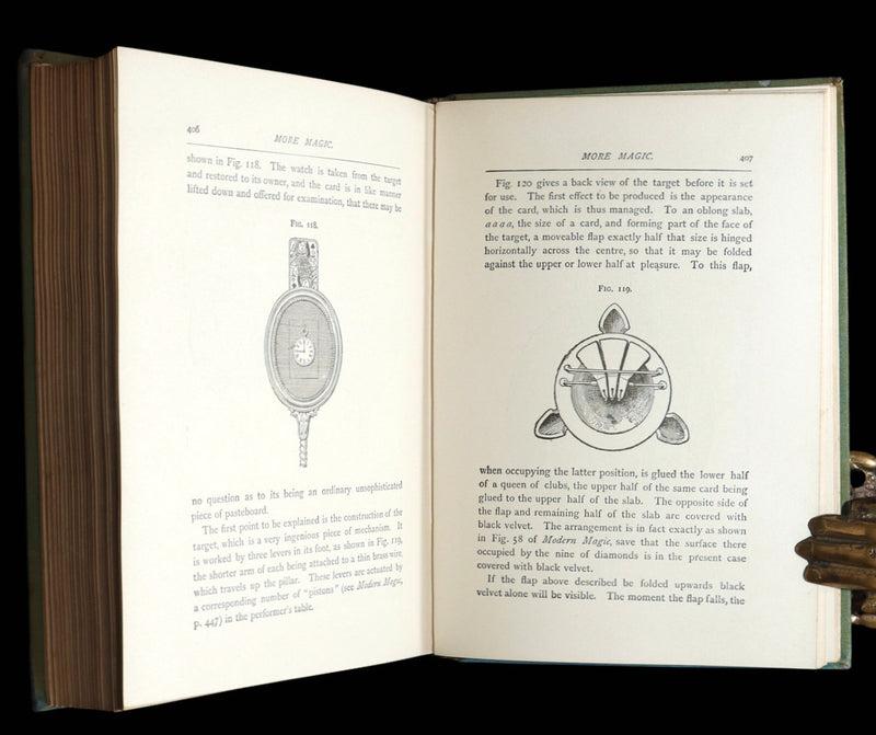1890 Rare Victorian Book - More Magic by Professor Hoffmann, illustrated