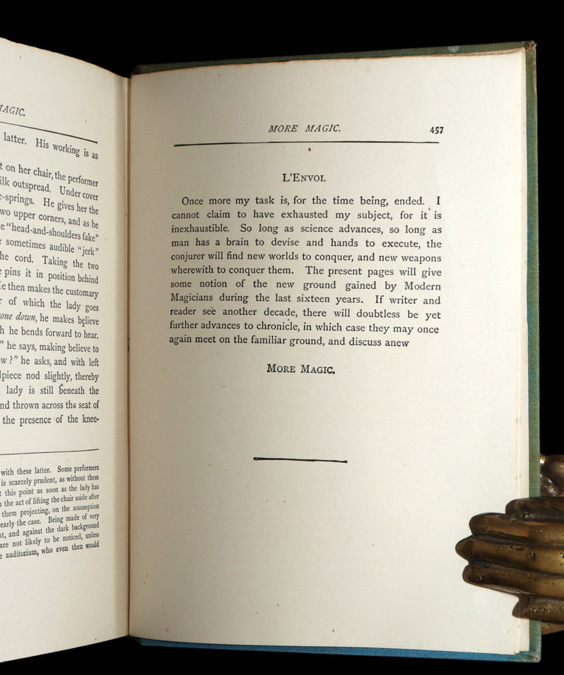 1890 Rare Victorian Book - More Magic by Professor Hoffmann, illustrated