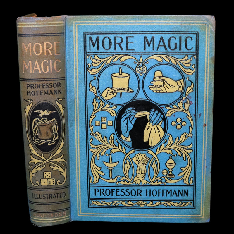 1890 Rare Victorian Book - More Magic by Professor Hoffmann, illustrated