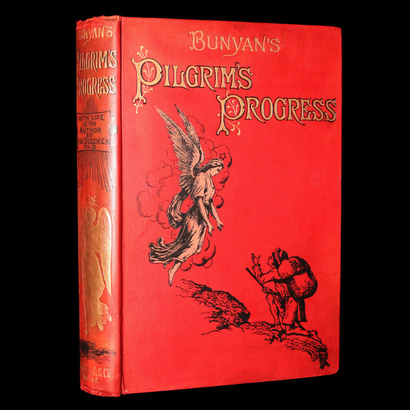 1890 Rare Victorian Book - The Pilgrim’s Progress Illustrated by Thomas Dalziel