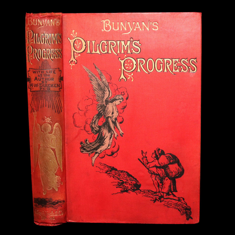 1890 Rare Victorian Book - The Pilgrim’s Progress Illustrated by Thomas Dalziel