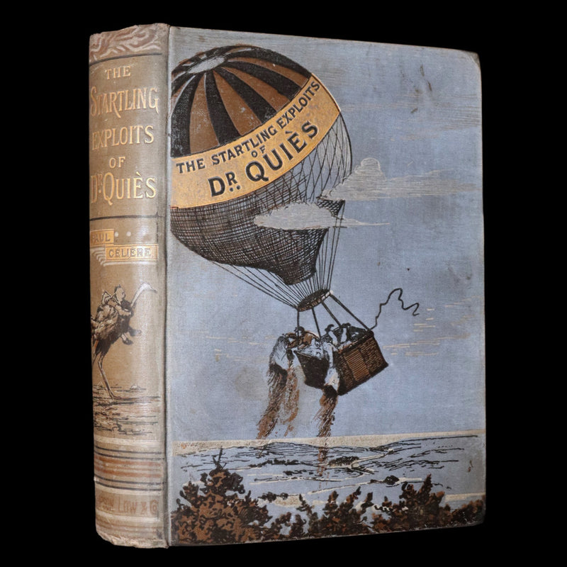 1886 Rare First UK Edition - The Startling Exploits of Dr Quies by Paul Celiere