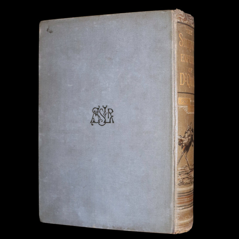 1886 Rare First UK Edition - The Startling Exploits of Dr Quies by Paul Celiere