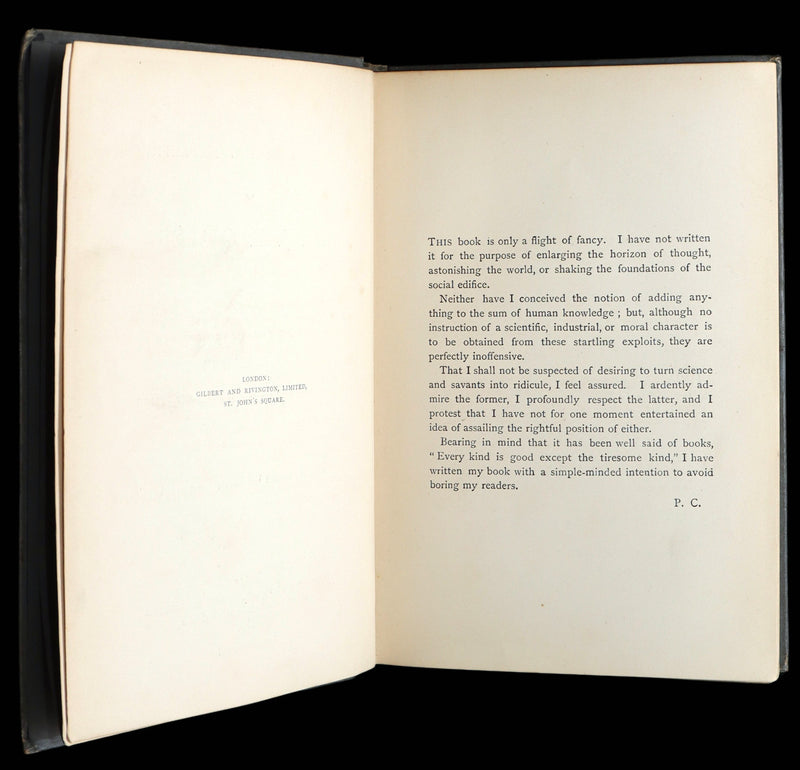 1886 Rare First UK Edition - The Startling Exploits of Dr Quies by Paul Celiere