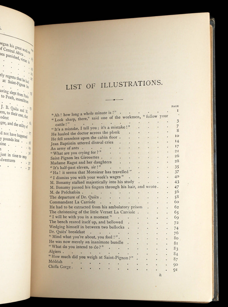 1886 Rare First UK Edition - The Startling Exploits of Dr Quies by Paul Celiere
