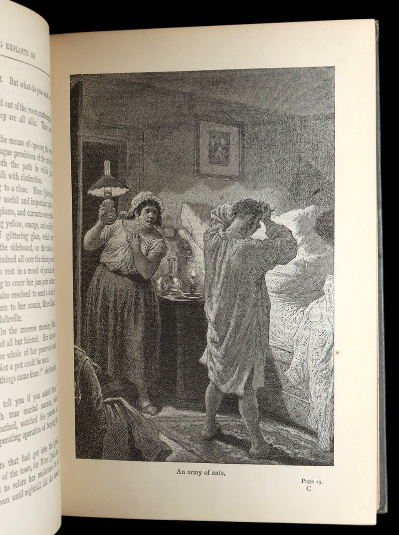 1886 Rare First UK Edition - The Startling Exploits of Dr Quies by Paul Celiere