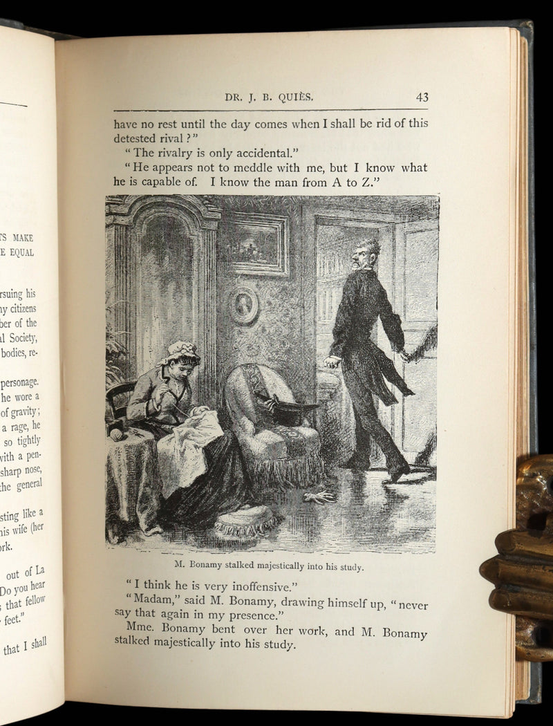 1886 Rare First UK Edition - The Startling Exploits of Dr Quies by Paul Celiere