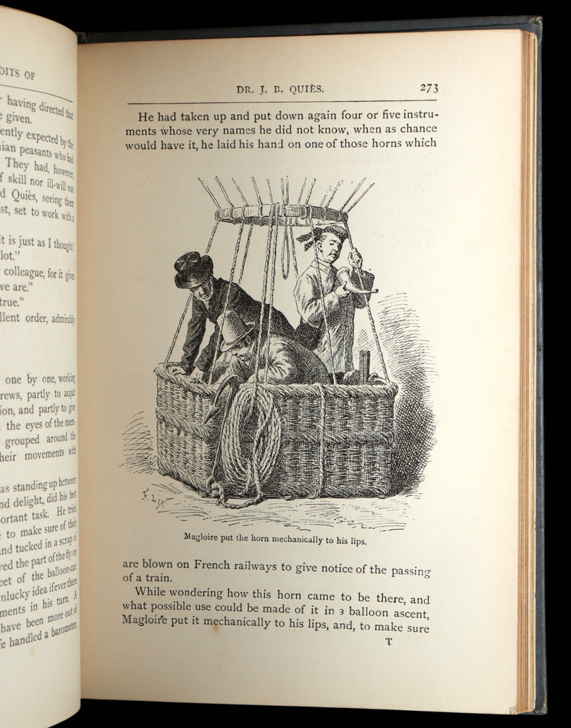1886 Rare First UK Edition - The Startling Exploits of Dr Quies by Paul Celiere