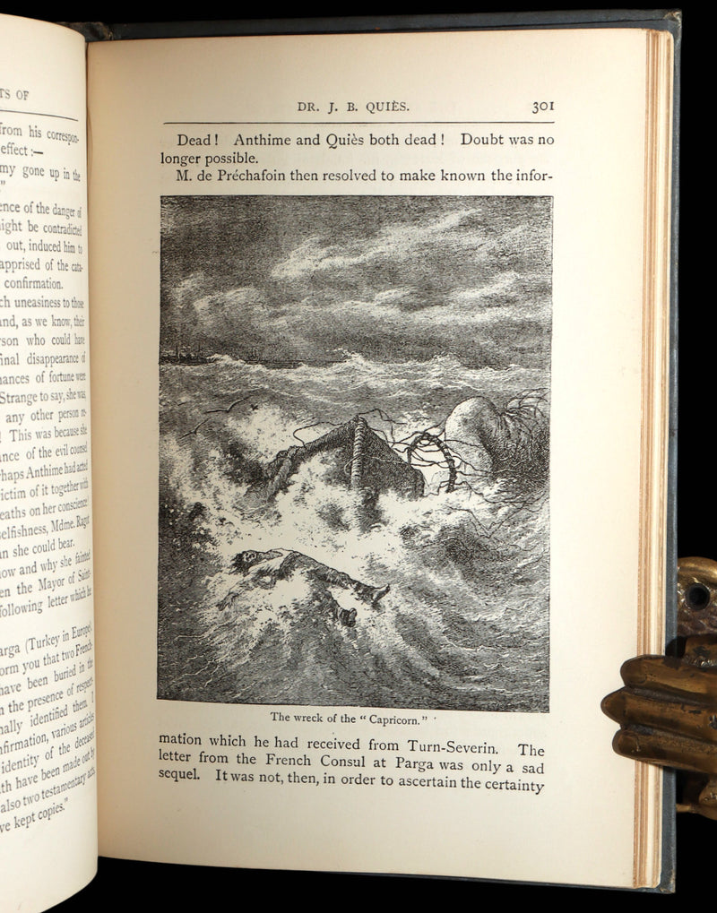 1886 Rare First UK Edition - The Startling Exploits of Dr Quies by Paul Celiere