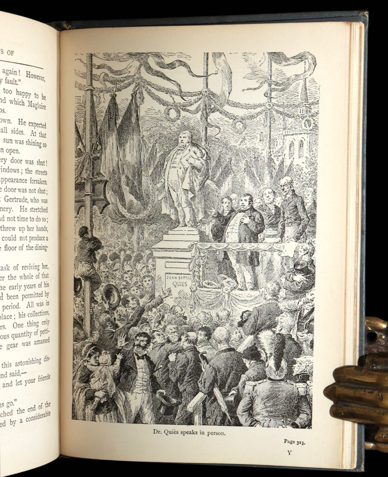 1886 Rare First UK Edition - The Startling Exploits of Dr Quies by Paul Celiere