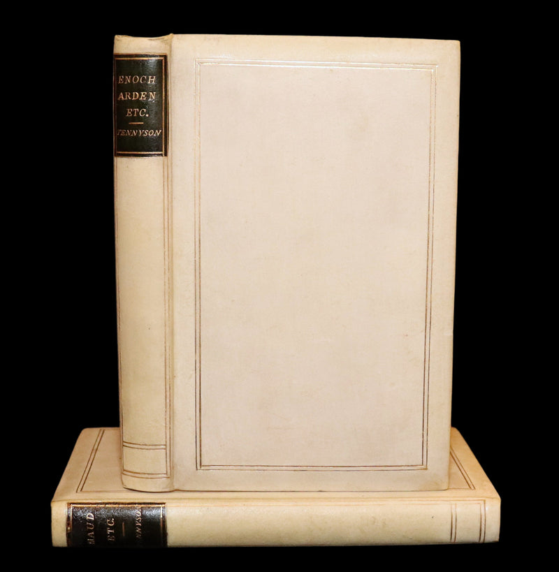 1869 Rare Vellum Books - Maud and Other Poems; Enoch Arden by Tennyson