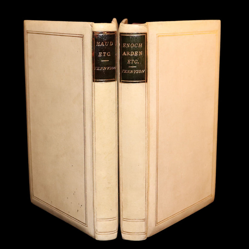 1869 Rare Vellum Books - Maud and Other Poems; Enoch Arden by Tennyson