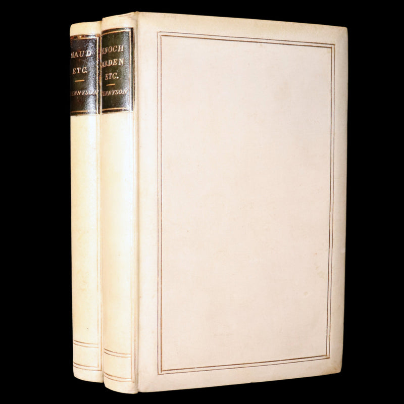 1869 Rare Vellum Books - Maud and Other Poems; Enoch Arden by Tennyson