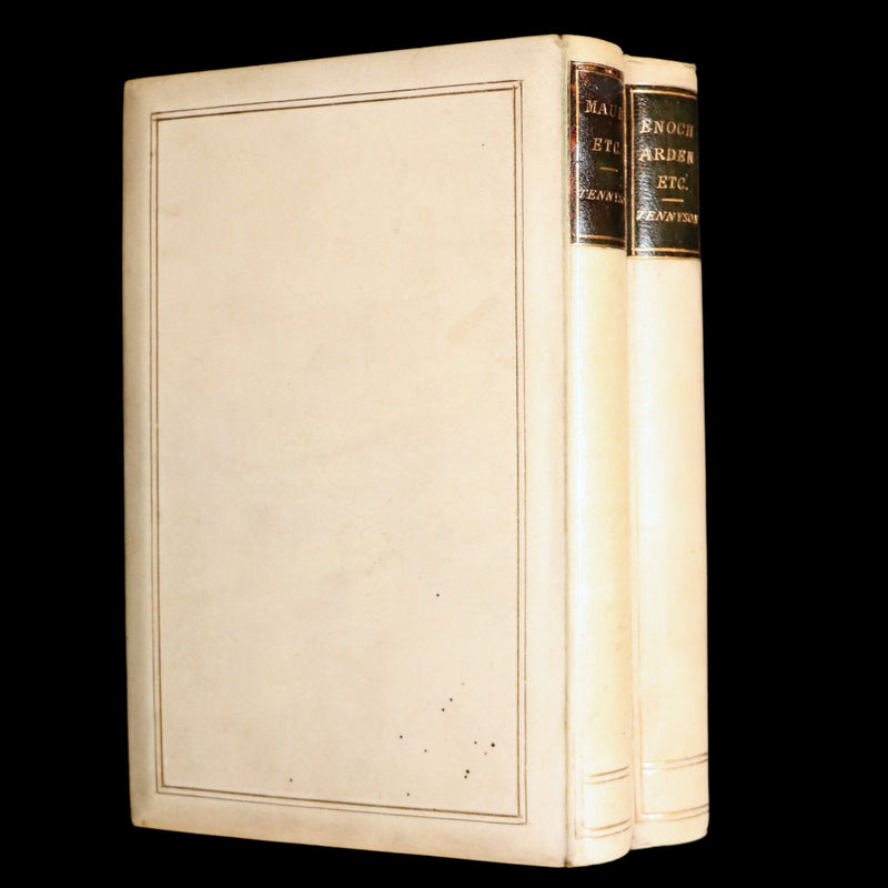 1869 Rare Vellum Books - Maud and Other Poems; Enoch Arden by Tennyson