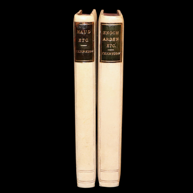 1869 Rare Vellum Books - Maud and Other Poems; Enoch Arden by Tennyson